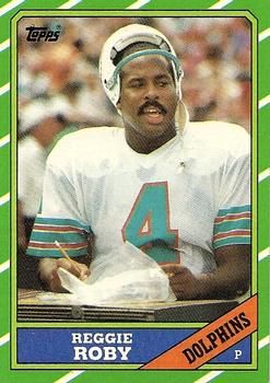 Reggie Roby 1986 Topps #59 Sports Card