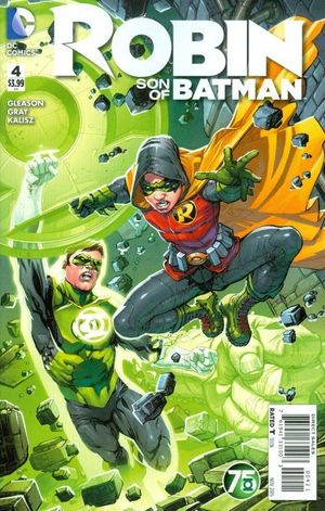Robin Son Of Batman #4 (Green Lantern 75 Variant Cover)