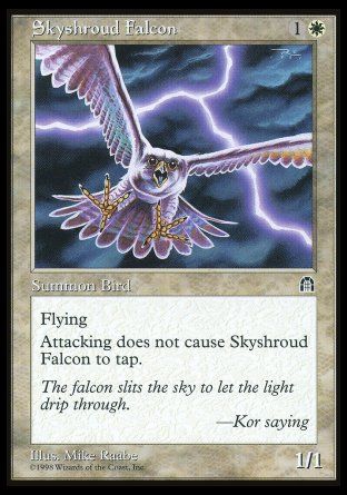 Skyshroud Falcon (Stronghold) Trading Card