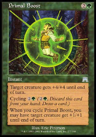 Primal Boost (Onslaught) Trading Card