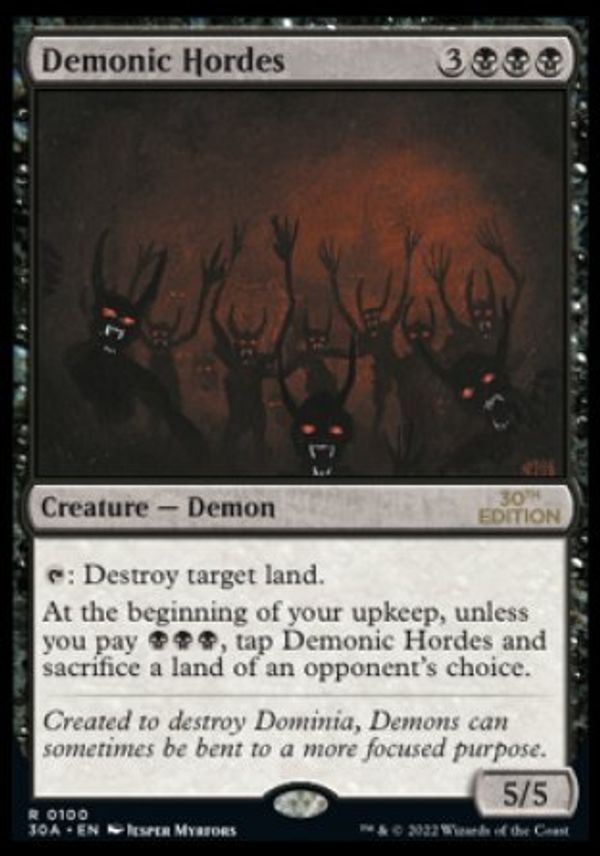 Demonic Hordes (Magic 30th Anniversary Edition)