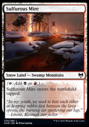 Sulfurous Mire (Kaldheim) Trading Card