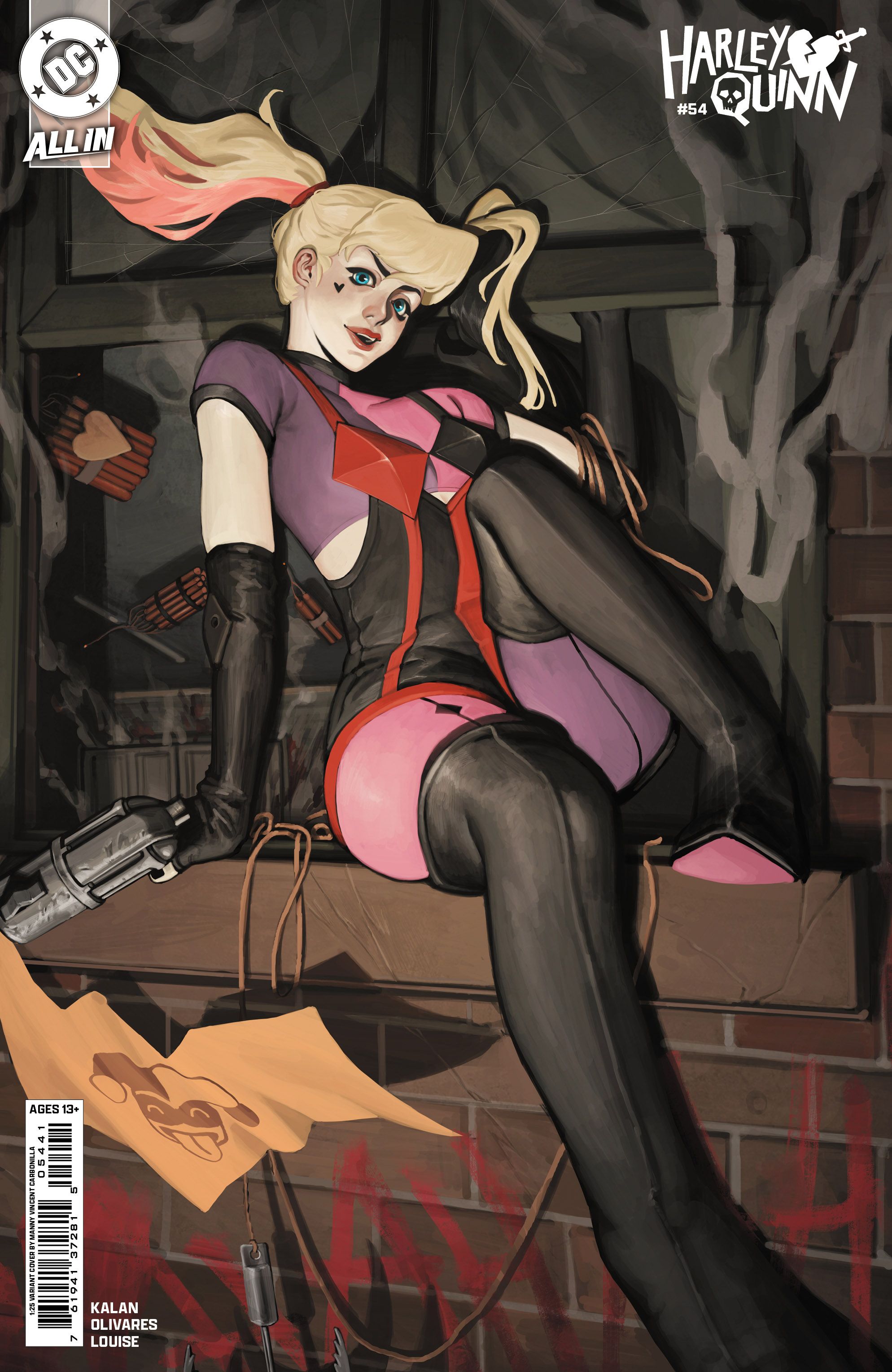 Harley Quinn #54 (Cvr E Inc 1:25 Manny Carbonilla Card Stock Variant) Comic