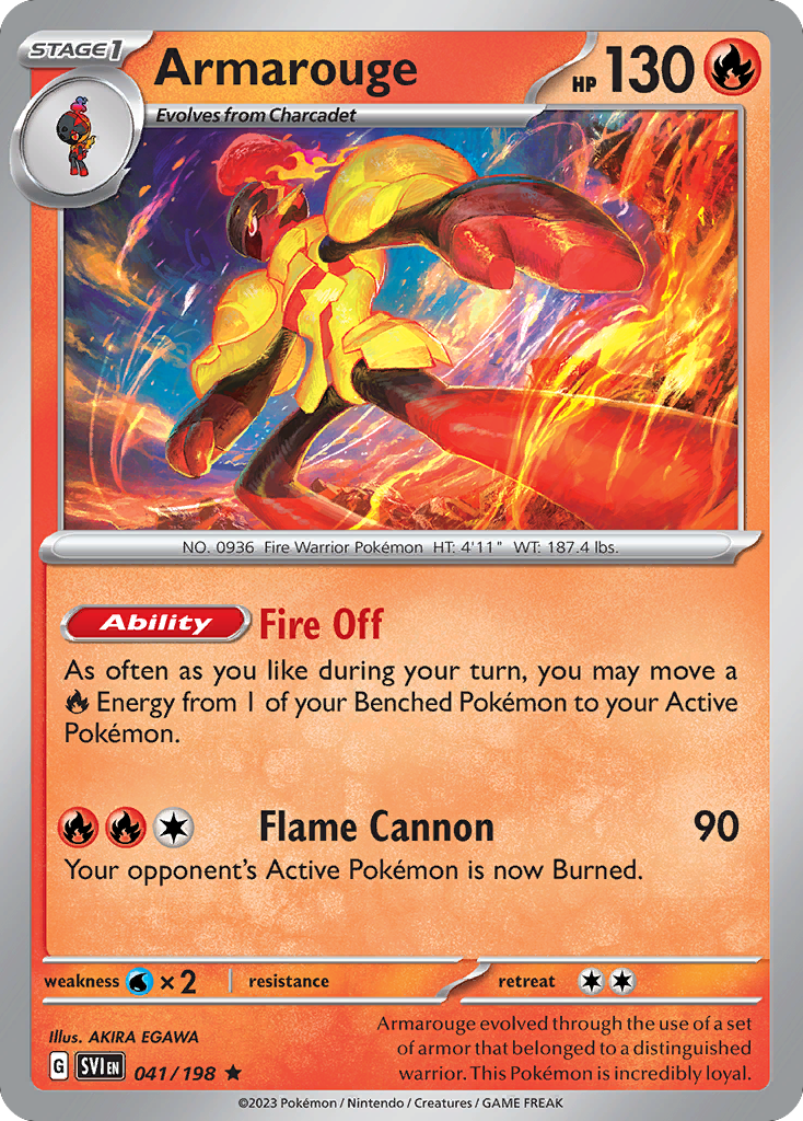 Armarouge (41/198) - Scarlet & Violet Pokémon Card