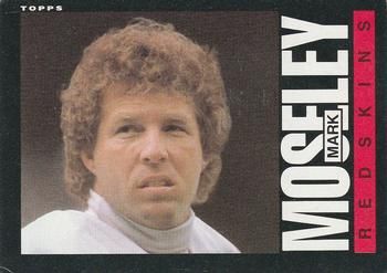 Mark Moseley 1985 Topps #186 Sports Card