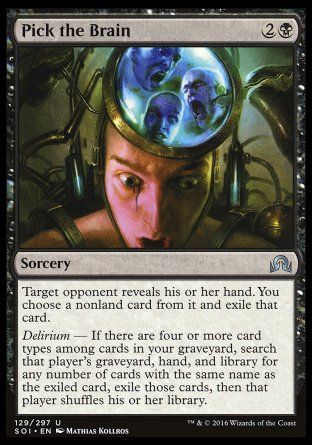 Pick the Brain (Shadows over Innistrad) Trading Card