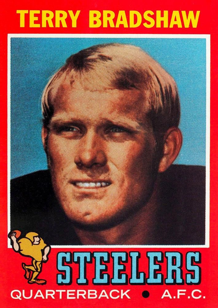 1991 Upper Deck Terry Bradshaw Steelers Football Card #32 at 's  Sports Collectibles Store