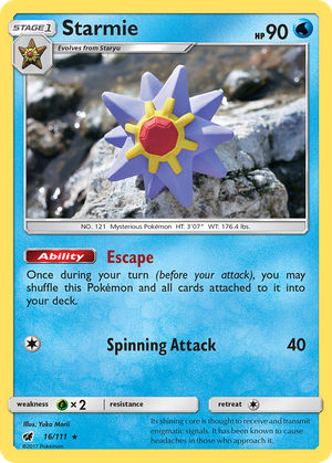 Starmie (16/111) - Crimson Invasion