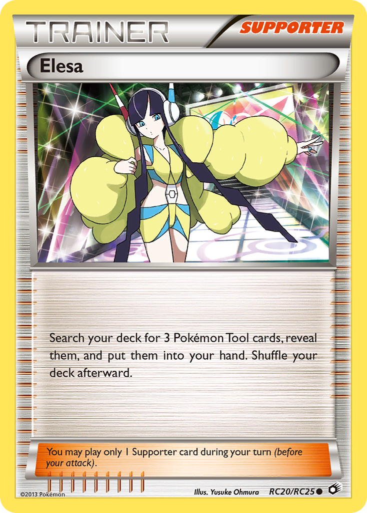 Elesa (Trainer: Supporter) (RC20) - Legendary Treasures Pokémon Card