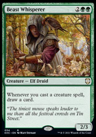 Beast Whisperer (Kaldheim Commander Decks) Trading Card