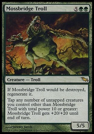 Mossbridge Troll (Shadowmoor) Trading Card