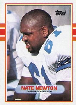 Nate Newton 1989 Topps #392 Sports Card