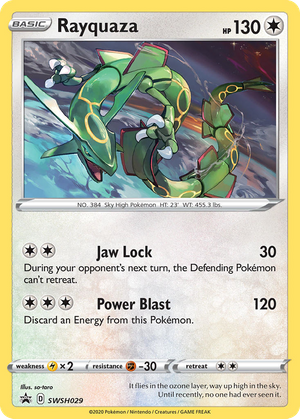 Rayquaza (SWSH029) - SWSH Black Star Promos