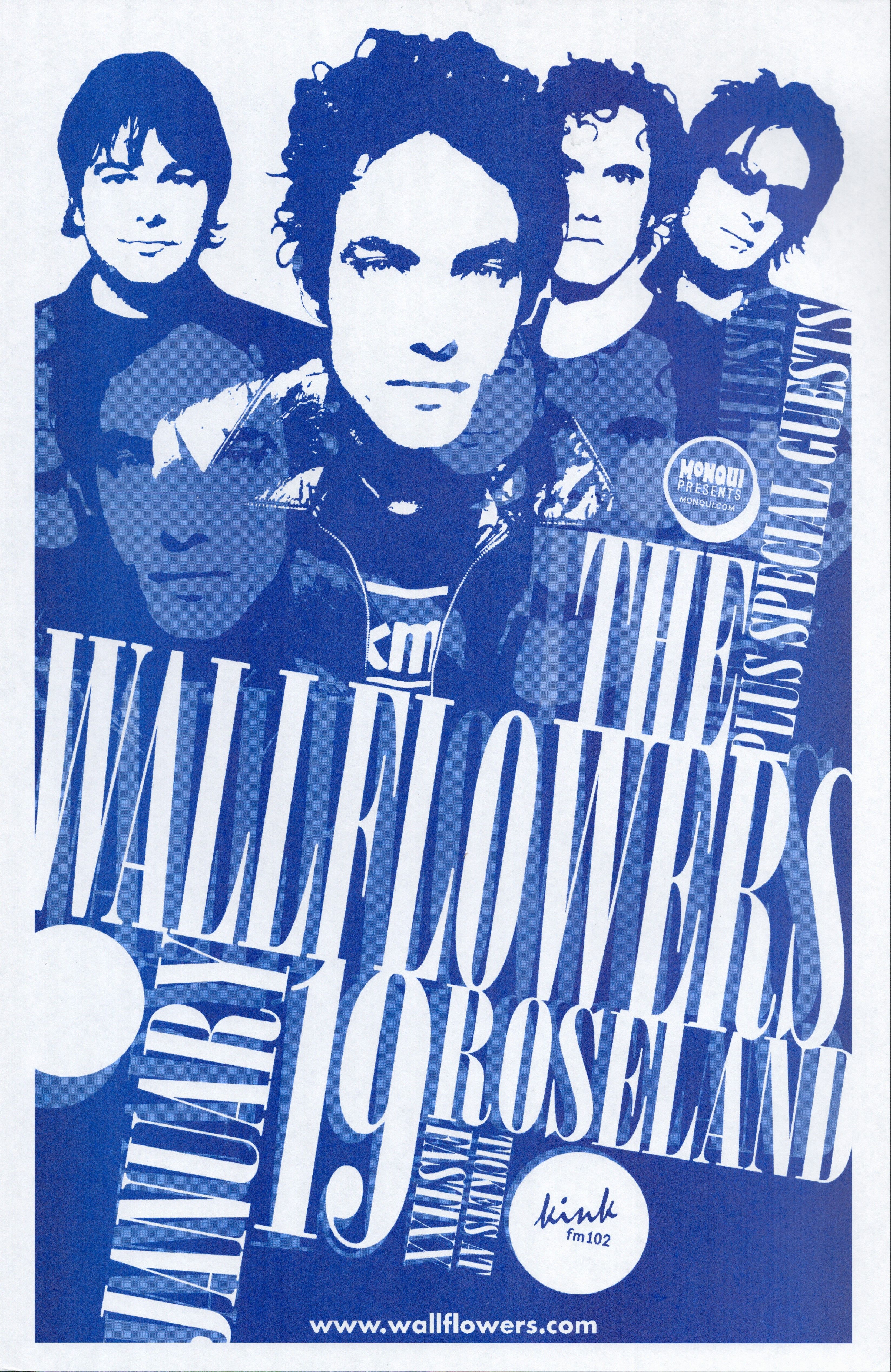 MXP-218.3 Wallflowers Roseland Theater 2002 Concert Poster