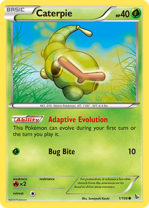 Caterpie (1/106) - Flashfire