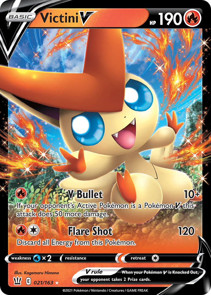 ictini V (21/163) - Battle Styles Pokémon Card