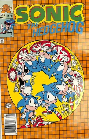 Sonic The Hedgehog Mini-Series #3 (Canadian Price Variant)
