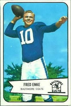 Fred Enke 1954 Bowman #14 Sports Card