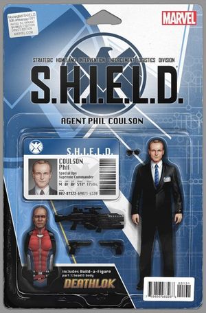 Mockingbird: S.H.I.E.L.D. 50th Anniversary #1 (Christopher Action Figure Variant Cover)