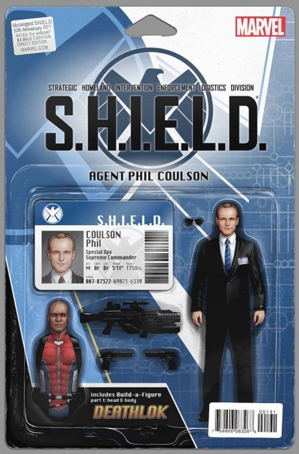 Mockingbird: S.H.I.E.L.D. 50th Anniversary #1 (Christopher Action Figure Variant Cover)