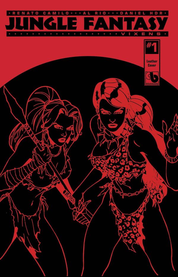 Jungle Fantasy Vixens #1 (Black Leather Cover)