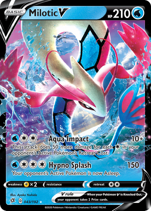 Milotic V (43/192) - Rebel Clash