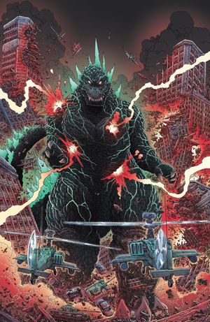 Godzilla #4 (Variant RI 1:25 Stokoe Full Art)