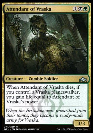 Attendant of Vraska (Guilds of Ravnica) Trading Card