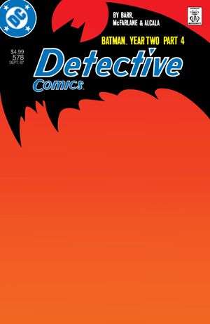Detective Comics #578 (Facsimile Edition Cvr B Blank Card Stock Variant)