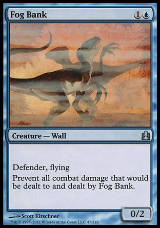 Fog Bank (MTG Commander) Trading Card