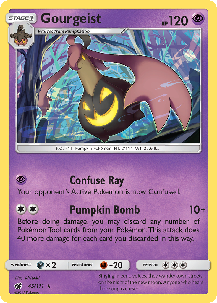 Gourgeist (45/111) - Crimson Invasion Pokémon Card