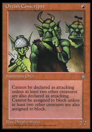 Orcish Conscripts (Ice Age) Trading Card