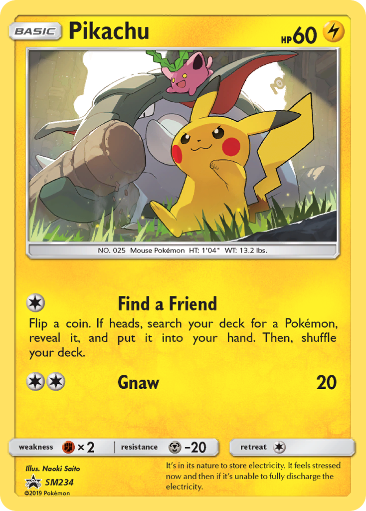 Pikachu (SM234) - SM Black Star Promos Pokémon Card