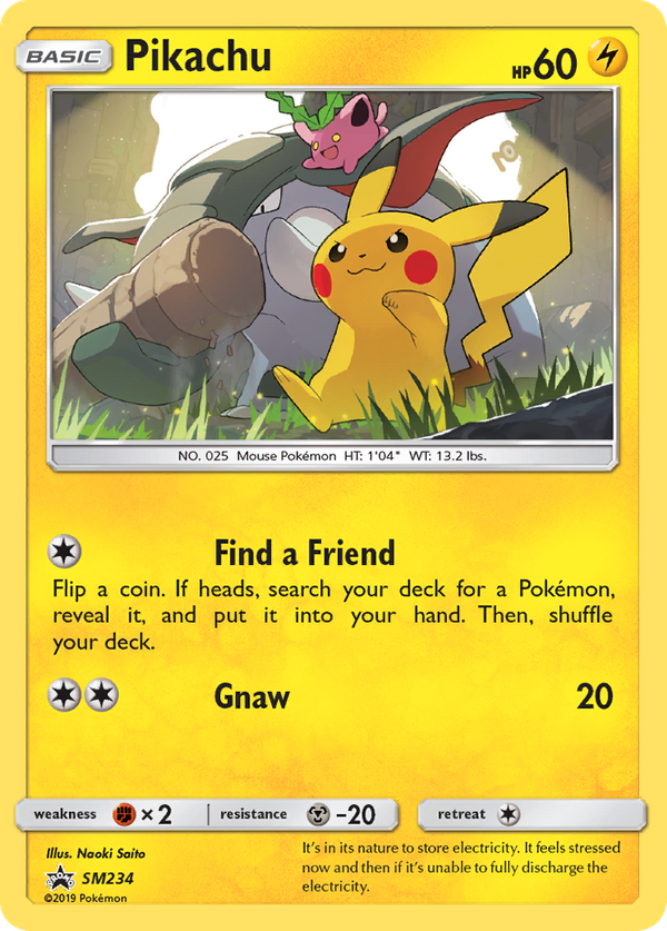 Pikachu (SM234) - SM Black Star Promos