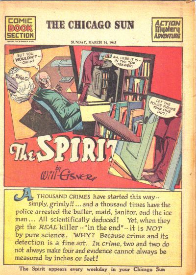Spirit Section #3/14/1943 Comic