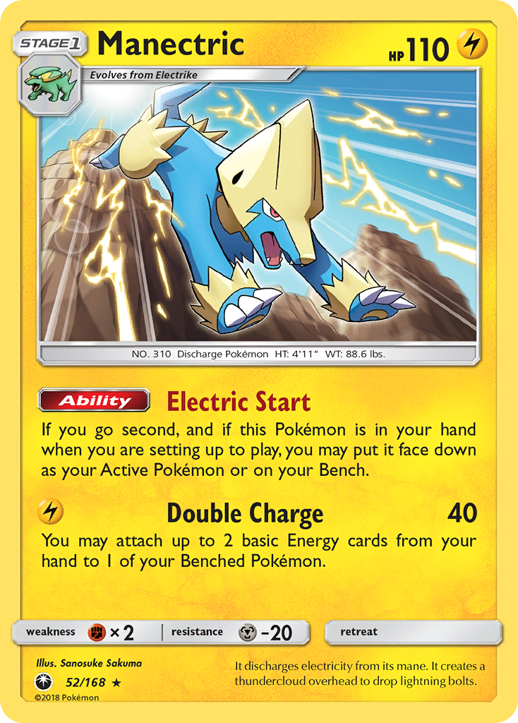 Manectric (52/168) - Celestial Storm Pokémon Card