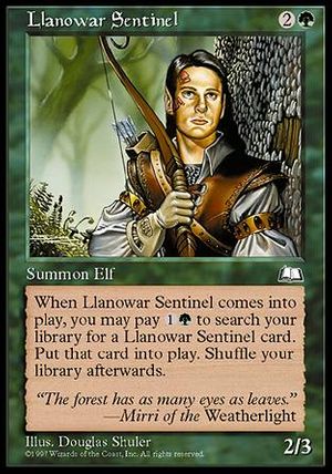 Llanowar Sentinel (Weatherlight)