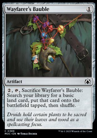 Wayfarer's Bauble (March of the Machine Commander Decks) Trading Card