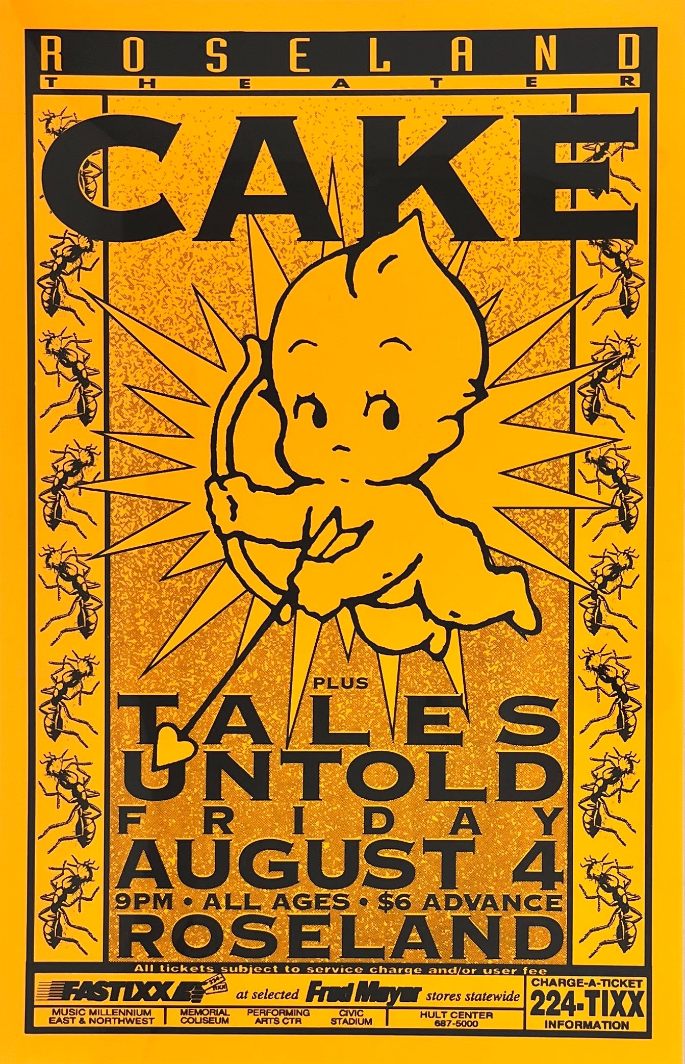 MXP-271.5 Cake Roseland Theater 2005 Concert Poster