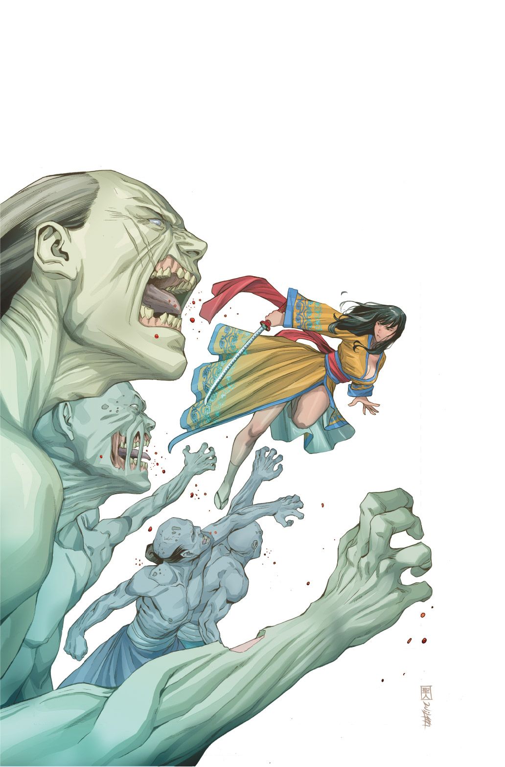 Dead Samurai #5 (Cvr D Inc 1:15 Will Santos Virgin Variant) Comic