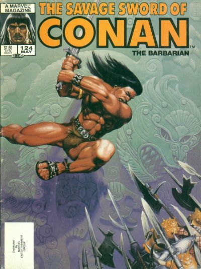 The Savage Sword of Conan #124 Comic
