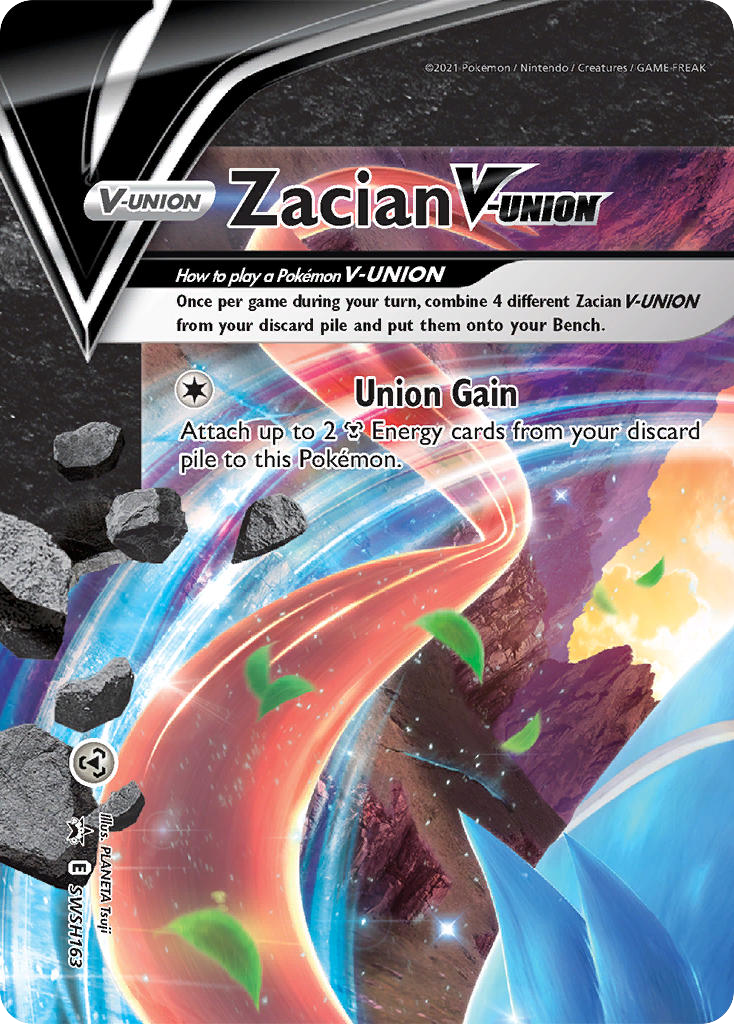 Zacian V-UNION (SWSH163) - SWSH Black Star Promos Pokémon Card