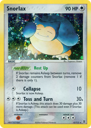 Snorlax (15/112) - FireRed & LeafGreen