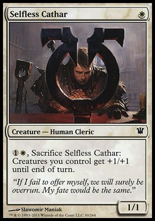 Selfless Cathar (Innistrad) Trading Card