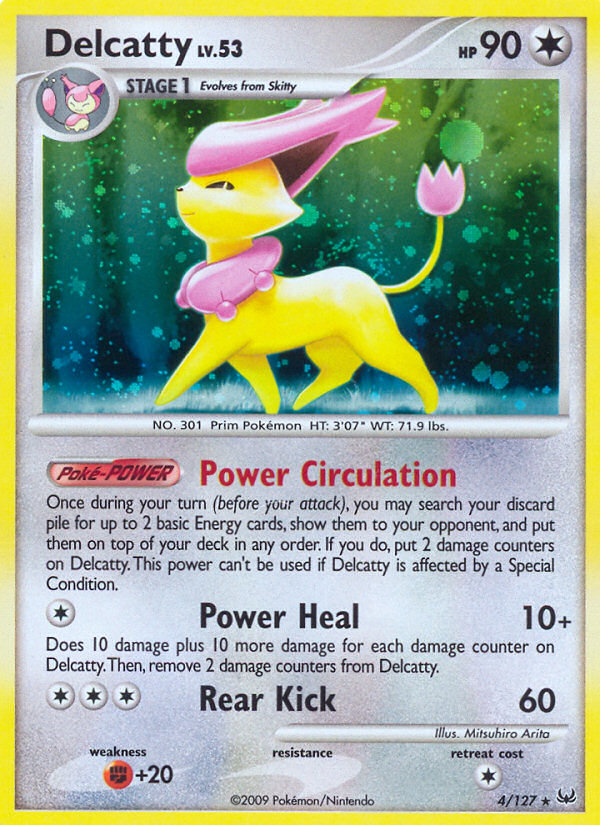 Delcatty (4/127) - Platinum Pokémon Card