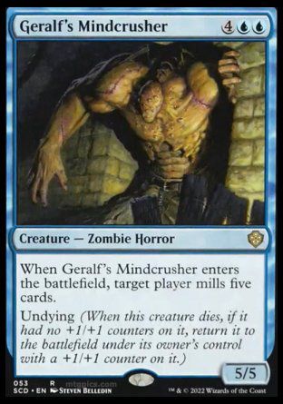Geralf's Mindcrusher (Starter Commander Decks) Trading Card
