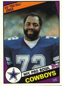 Ed "Too Tall" Jones 1984 Topps #242 Sports Card