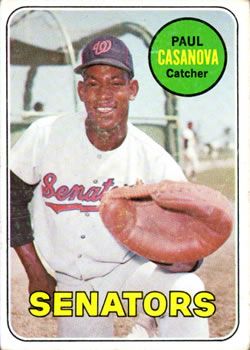 Paul Casanova 1969 Topps #486 Sports Card