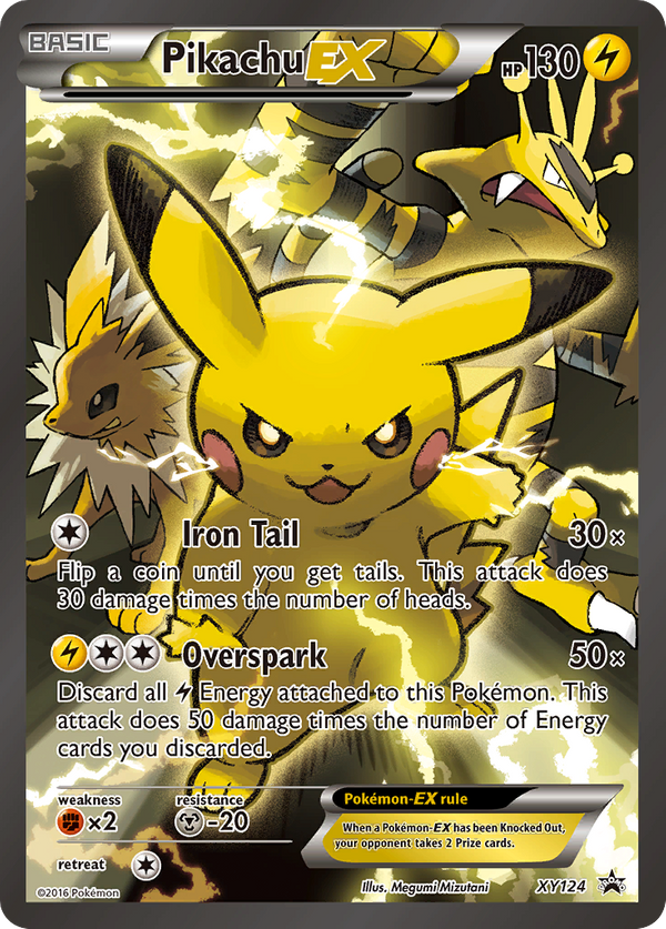 Pikachu EX (XY124) - XY Black Star Promos