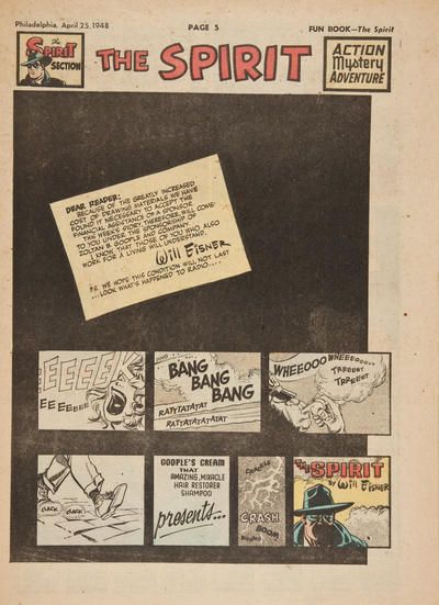 Spirit Section #4/25/1948 Comic